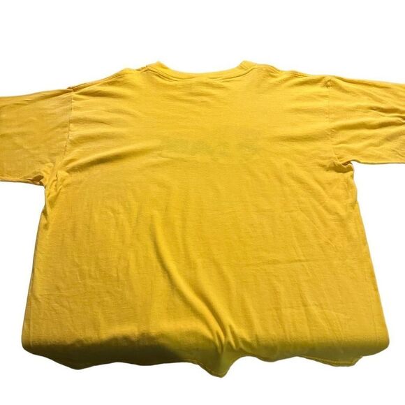 Vintage Y2K Jamaica No Problem Embroidered Mens Yellow T Shirt Size XXL New - Picture 5 of 7